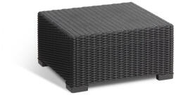 Keter Masuta balcon exterior polipropilena Keter patrata servirea bauturilor culoare graphite colectia California dimensiuni 68 x 68 x 35 cm (197421)
