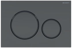 Geberit Clapeta cu actionare dubla, Geberit, Sigma20, negru mat (115.882.16.1) - magazinuldeinstalatii