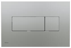 Alcadrain Clapeta de actionare, Alcadrain, Basic, M372, cu doua volume, crom mat (M372) - magazinuldeinstalatii