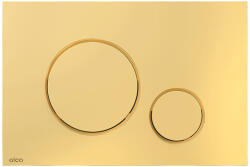 Alcadrain Clapeta de actionare, Alcadrain, Thin, cu doua volume, auriu lucios (M675) - magazinuldeinstalatii