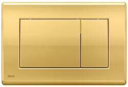 Alcadrain Clapeta de actionare, Alcadrain, Basic, M275, cu doua volume, auriu lucios (M275) - magazinuldeinstalatii
