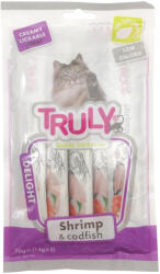 Truly Recompense cremoase pentru pisici, Truly, creveti si cod, 14g x 5 bucati (WP11377)