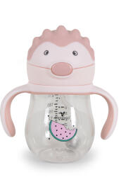 Cangaroo Чаша със сламка Cangaroo - Brillo, 250 ml, Розова (110044) - kindermarket