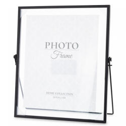 Art-Pol Casablanca áttört fekete fém keretes üvegezett álló képkeret 29, 5x26x9cm (157125)