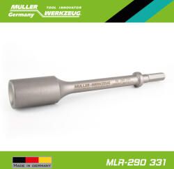 Müller-Werkzeug Vibro kalapács XL-hez 1 db Vibrációs Ütőszár-homorú 300mm-MÜLLER (MLR-290 331)