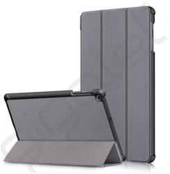 Silverline Tok álló, bőr hatású (FLIP, oldalra nyíló, TRIFOLD, asztali tartó) SÖTÉTSZÜRKE