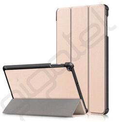 Silverline Tok álló, bőr hatású (FLIP, oldalra nyíló, TRIFOLD, asztali tartó) ARANY