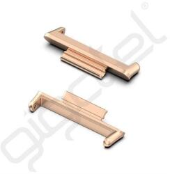 Silverline Óraszíj csatlakozó adapter (egyedi méret, 1 pár, átalakító, fém, 20mm) ROZÉARANY