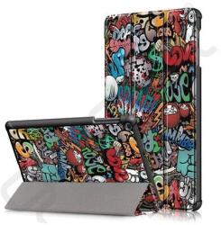 Silverline Tok álló, bőr hatású (FLIP, oldalra nyíló, TRIFOLD, asztali tartó, graffiti) SZÍNES - extratelgsm - 7 999 Ft