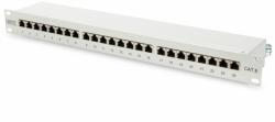 ASSMANN Patch Panel - 24 Portos, 1U, Szürke (DN-91624S)