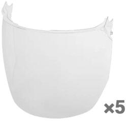 Milwaukee BOLT csere arcvédő plexi, áttetsző - 5 db | 4932492324 (4932492324)
