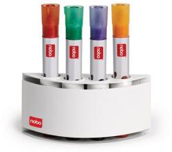 Nobo Mágneses tolltartó, 4db marker tárolására, NOBO (VN8500) - iroda24