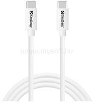 Sandberg Kábel - USB-C > USB-C 65W 1M SAVER (SANDBERG_336-52) (SANDBERG_336-52)