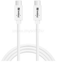 Sandberg Kábel - USB-C>C USB 3.1 G2 100W, 1M (SANDBERG_136-53) (SANDBERG_136-53)