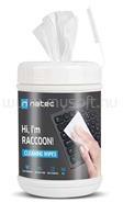 NATEC Tisztító Törlőkendők Raccoon 10x10 Cm 100-as Csomagban (nsc-1796) (nsc-1796) - mysoft