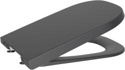Roca Gap Square capac wc SoftClose negru A80147208B (A80147208B)