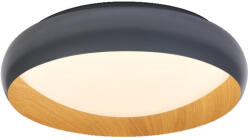 OSRAM Orbis Livia mennyezeti LED lámpa, fa hatású-sötét szürke színben, 43 cm (4099854284106)