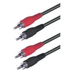 Somogyi Elektronic 2 RCA dugó-2RCA d 1, 5m kábel (A 3)