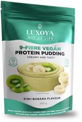 LUXOYA 9-Fiber Vegan Protein Pudding Creamy And Tasty 450g DOY - Kiwi-Banana Flavour