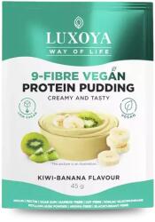 LUXOYA 9-Fiber Vegan Protein Pudding Creamy And Tasty 45g - Kiwi-Banana Flavour