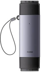 Baseus Lite Series SD/TF memória kártya olvasó USB + USB-C szürke (WKQX060113) (WKQX060113) (WKQX060113)