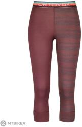 ORTOVOX 185 Rock'N'Wool 3/4 női aláöltözet nadrág, mountain rose (XS)
