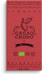 Cacao Crudo Raw Étcsokoládé málnával, 50 g *IT-BIO-006 tanúsítvány