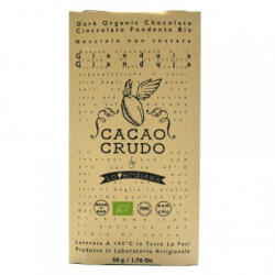 Cacao Crudo Raw Gianduja étcsokoládé, 50 g *IT-BIO-006 tanúsítvány