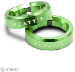 Peaty's Peatys Monarch Lock Ring markolat, 8 mm, smaragd