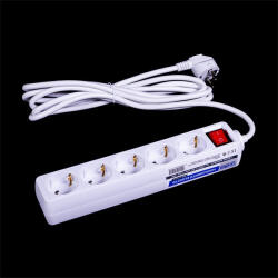 Iris Electric 5 Plug 3 m Switch (IEPS-5W-3M-K)