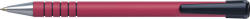PENAC Pix Penac RB-085B, rubber grip, 0.7mm, varf metalic, corp rosu - scriere rosie (P-BA1002-02F) - forit