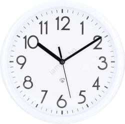 Nedis CLWA105WT - Стенен часовник Ø22 см, 1xAA, бял (NE0727)