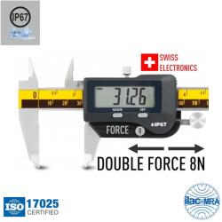 Microtech Дигитален шублер Microtech SwissMet BI-FORCE, IP67 - 200 мм, 0, 01 мм (141078222)