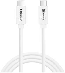 Sandberg USB-C tartozék, USB-CC USB 3.1 G2 100W, 1M 136-53 (136-53)
