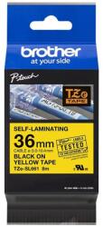Brother TZeSL661 tape Black on Yellow 36mm (TZeSL661) - BestPC