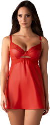 Obsessive Aliosa Chemise & Thong Red S/M
