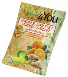 Bio4You Dropsuri Bio din Ghimbir, Lime si Portocale, 75 g, Liebhart's