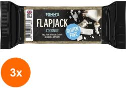 bombus Set 3 x Baton Energizant Flapjack Tomm’s, cu Nuca de Cocos, fara Gluten 100 g Bombus (ORP-3xBB48102)