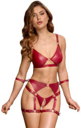 Cottelli Collection Bondage Style Matter Look Set 2215349 Red XL