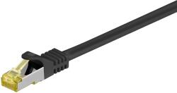 Goobay 91671 S/FTP CAT6a Patch Kábel - 25 m, Fekete