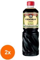 KIKKOMAN Set 2 x Sos de Soia, Kikkoman, Tamari, fara Gluten, 1 l