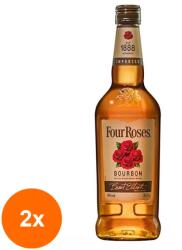 Four Roses Set 2 x Whisky Bourbon Four Roses, 40% Alcool, 0.7 l