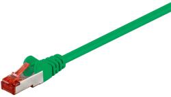 Goobay S/FTP CAT6 Patch Kábel - 30 m, Zöld