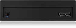 RaidSonic ICY BOX IB-256WP Külső HDD Ház írásvédelmi Kapcsolóval - 2.5", USB 3.0, Fekete (IB-256WP)