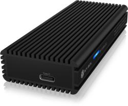 RaidSonic ICY BOX IB-1916M-C32 Külső SSD Ház - M. 2, USB Type-C, Fekete (IB-1916M-C32)