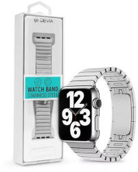 DEVIA ST325137 Apple Watch 42/44/45/49 mm ezüst fém óraszíj (ST325137) - haztartasibolt