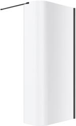 Excellent Vidoq zuhanykabin fal walk-in 83 cm fekete matt/átlátszó üveg KAEX. 1507.830. LP. BL (KAEX1507830LPBL)