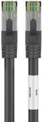 Goobay S/FTP CAT 6A Patch Kábel és S/FTP CAT 8.1 Nyers Kábel - 10 m, Fekete