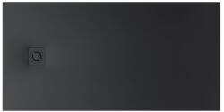 Roca Terran-N Stonex zuhanytálca 140x80 cm csúszásgátló felülettel és lefolyóval, fekete APA0157832001400 (APA0157832001400)