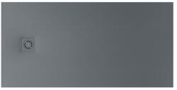 Roca Terran-N Stonex zuhanytálca 140x80 cm csúszásgátló felülettel és lefolyóval, palaszürke APA0157832001200 (APA0157832001200)